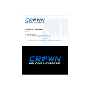 Design de Carte de Visite par adiazudin pour Crown Welding and Repair | Design : #27647371