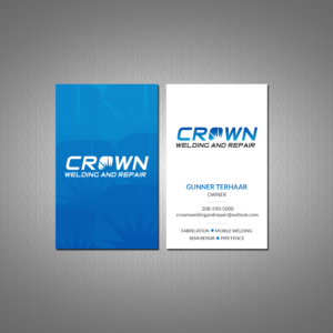 Business Card Design by Creations Box 2015 for Crown Welding and Repair | Design: #27650508