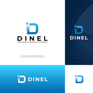 It should include the acronym “DINEL” or the extended name “Departamento Ingenieria Electronica” | Logo Design by wiwi design