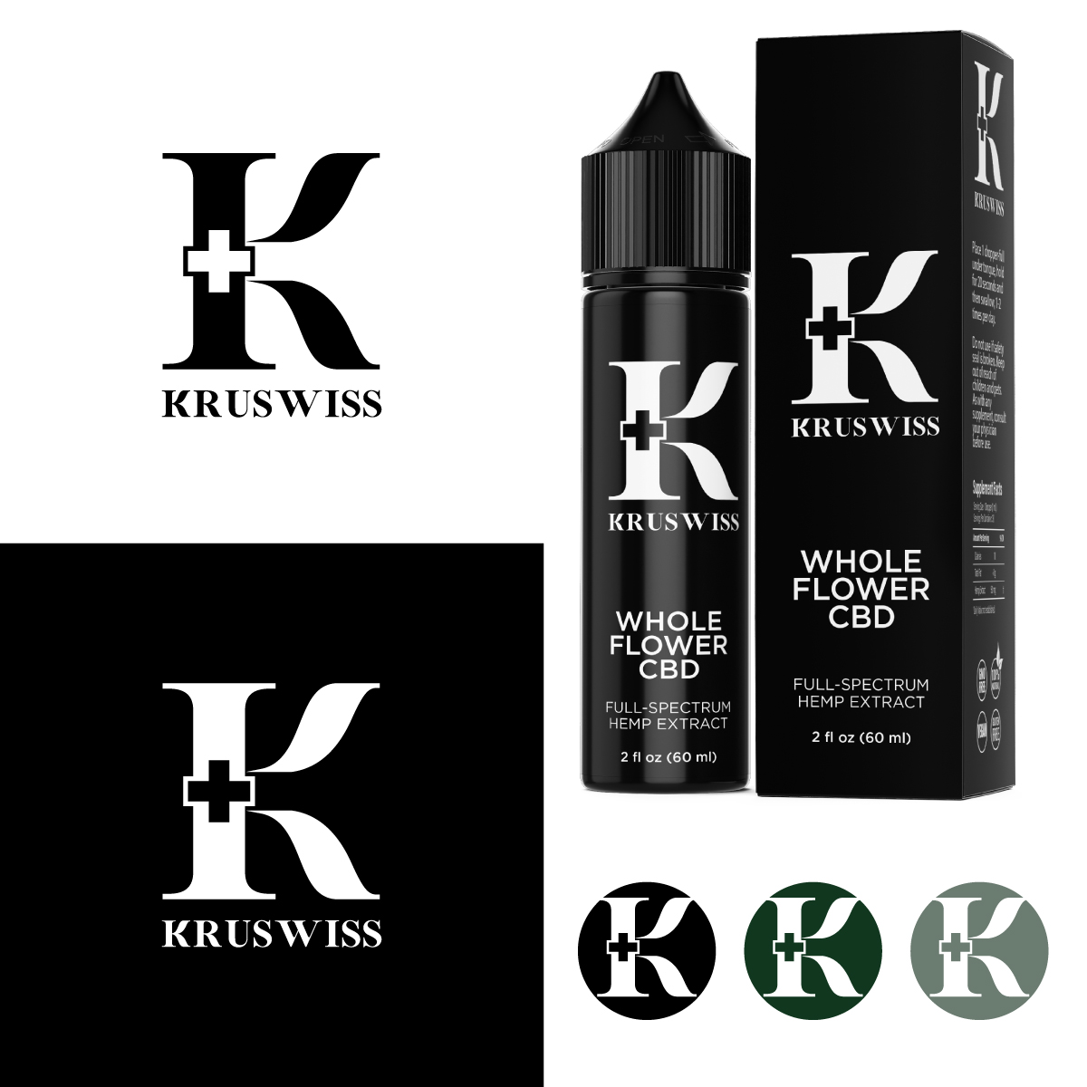 Logo Design by Sergio Coelho for KruSwiss | Design #27651032