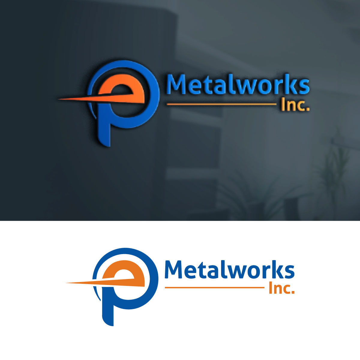 Logo Design by Mamums for PE Metalworks, Inc. | Design: #27656009