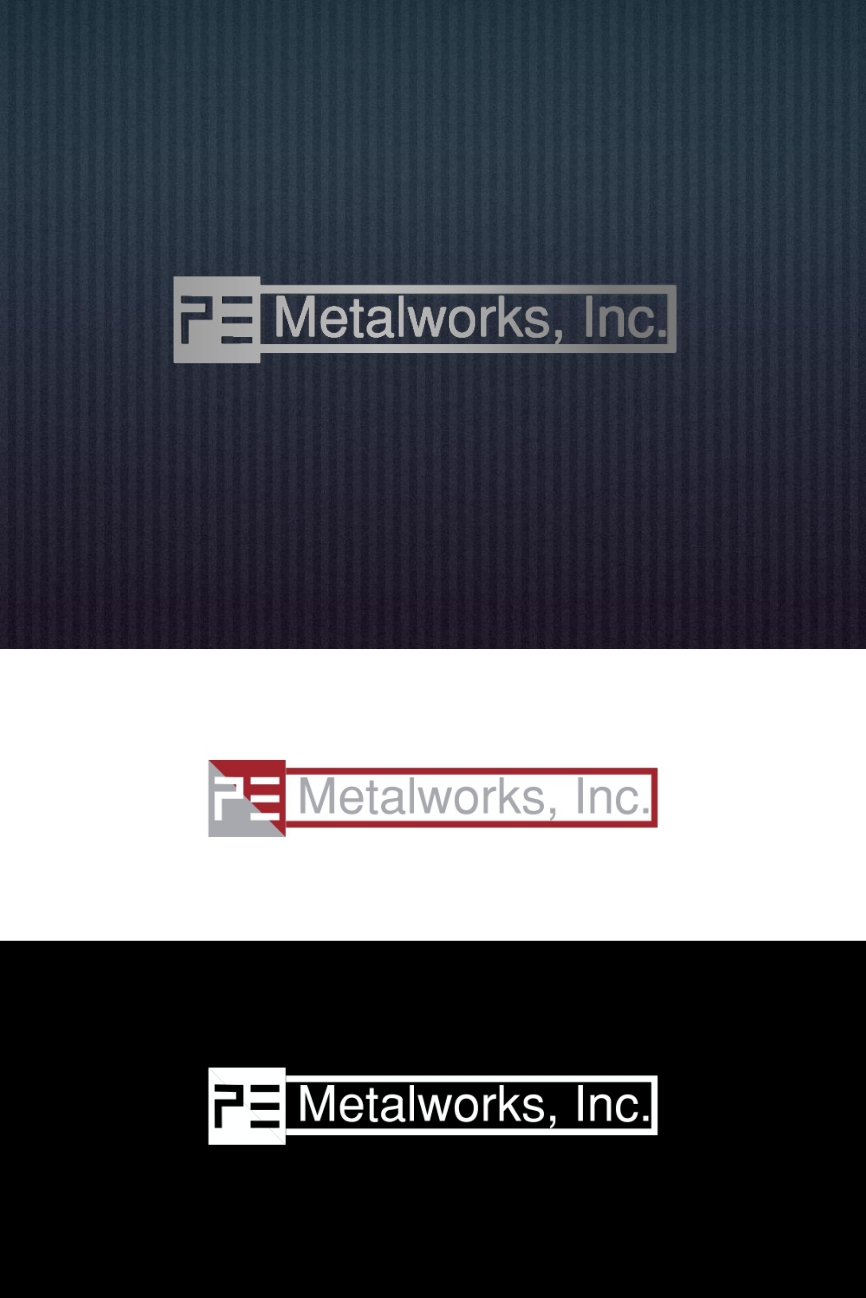 Logo Design by GI ART for PE Metalworks, Inc. | Design #27684552