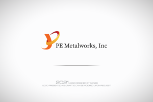 Diseño de Logo por dan99 para PE Metalworks, Inc. | Diseño #27665212