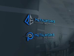 Logo Design by jaxondesign for PE Metalworks, Inc. | Design: #27654295