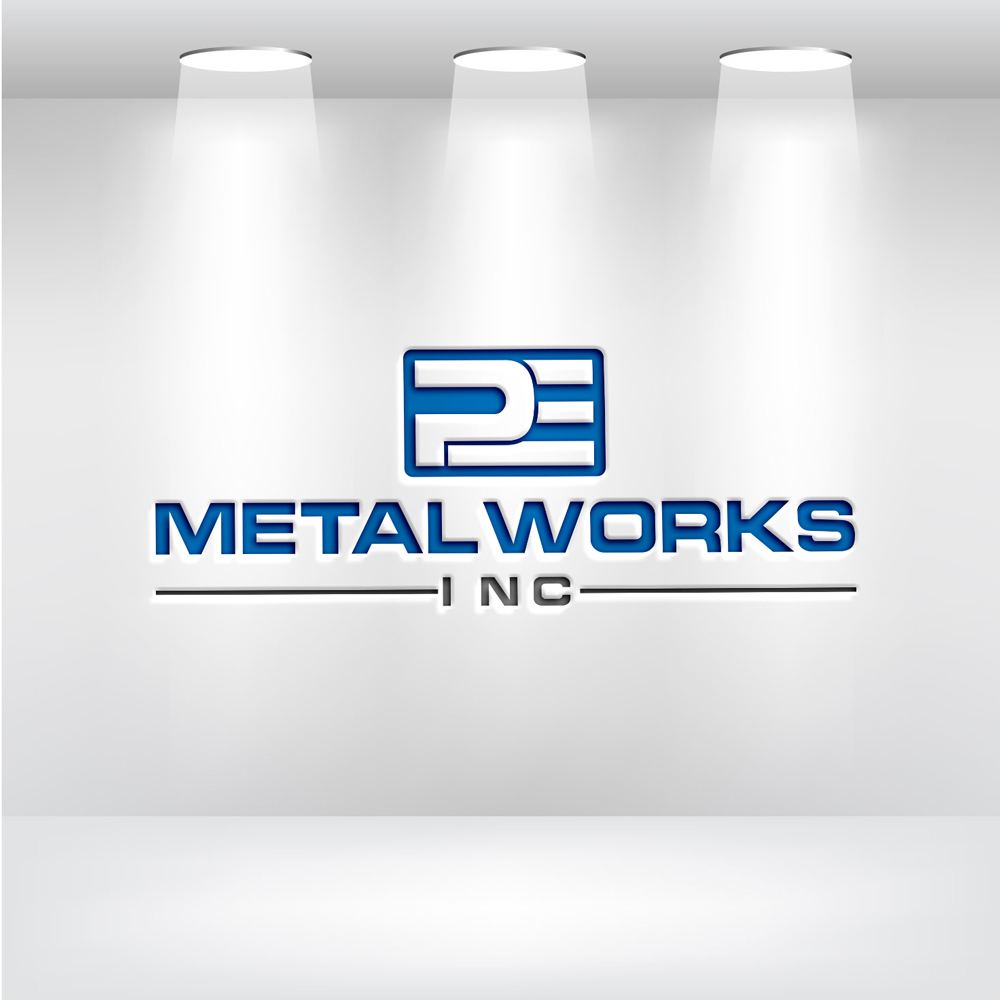 Logo Design by MH@Designer for PE Metalworks, Inc. | Design #27653149