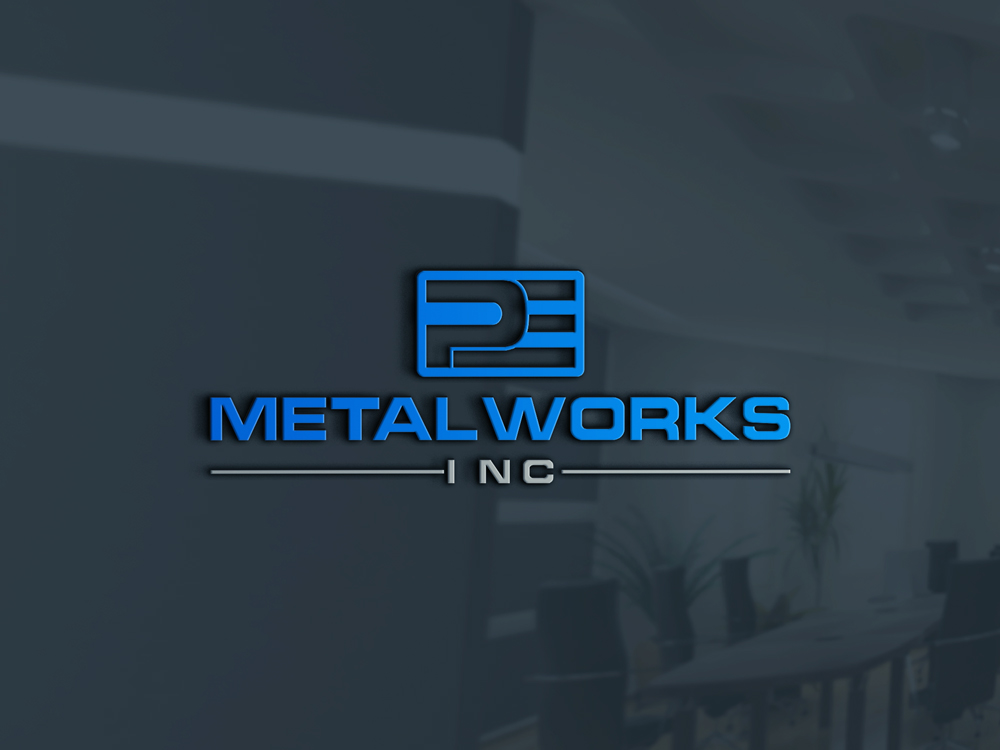 Logo Design by MH@Designer for PE Metalworks, Inc. | Design #27653150