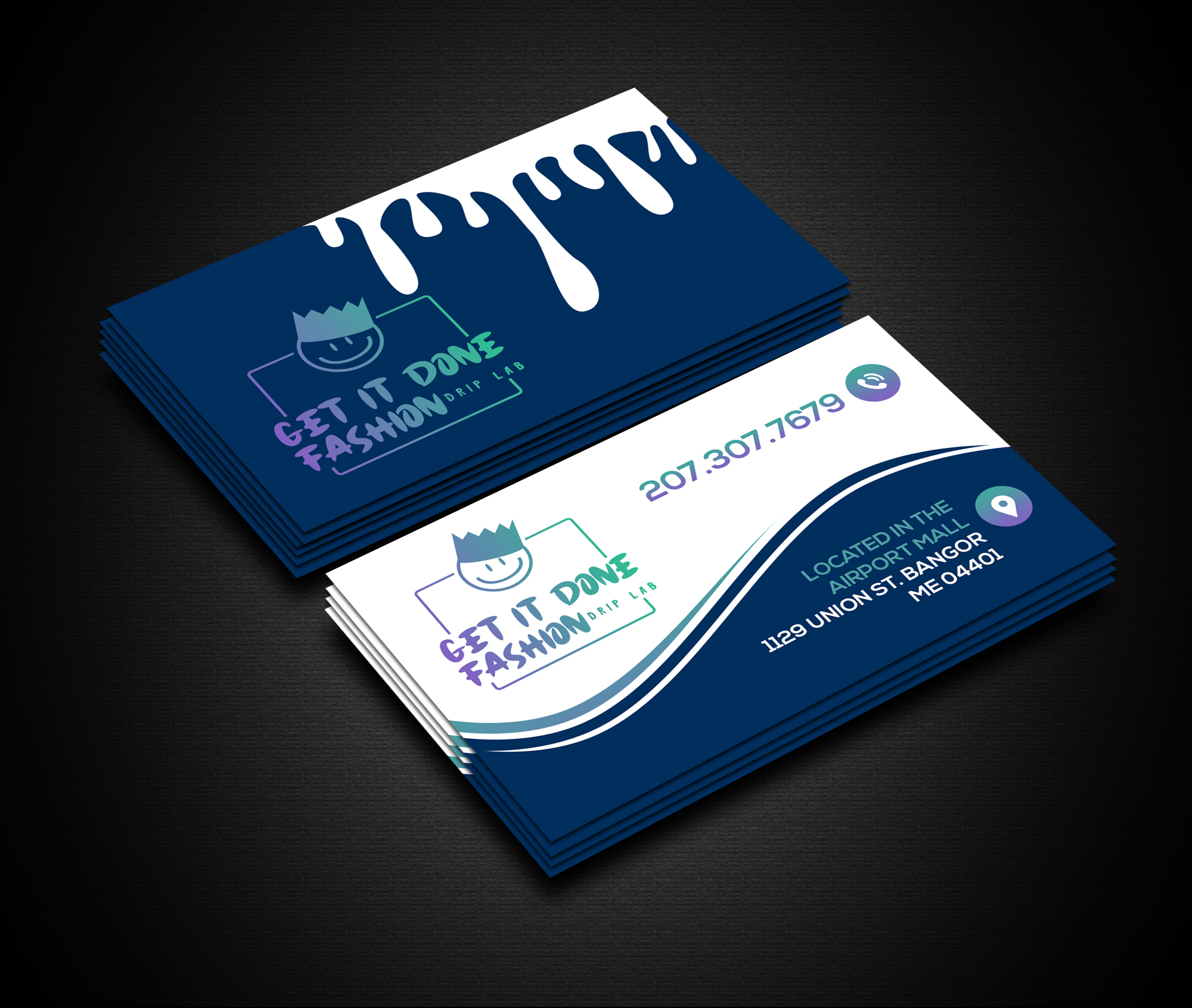 Business Card Design by Creations Box 2015 for marquis garrett llc d/b/a Get It Done Fashion | Design #27653820