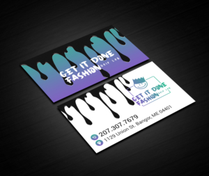 Visitenkarten-Design von Creations Box 2015 für marquis garrett llc d/b/a Get It Done Fashion | Design: #27655426