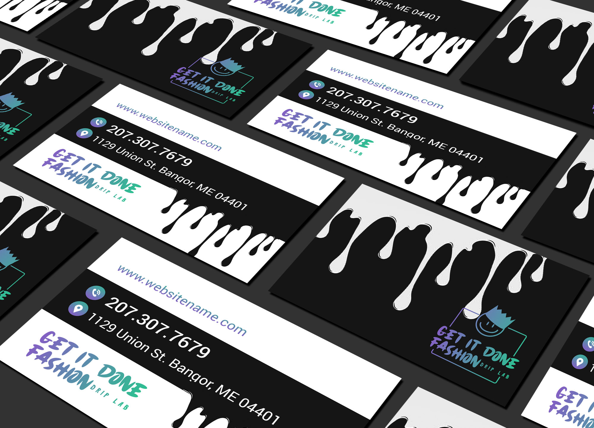 Business Card Design by Creations Box 2015 for marquis garrett llc d/b/a Get It Done Fashion | Design #27655430