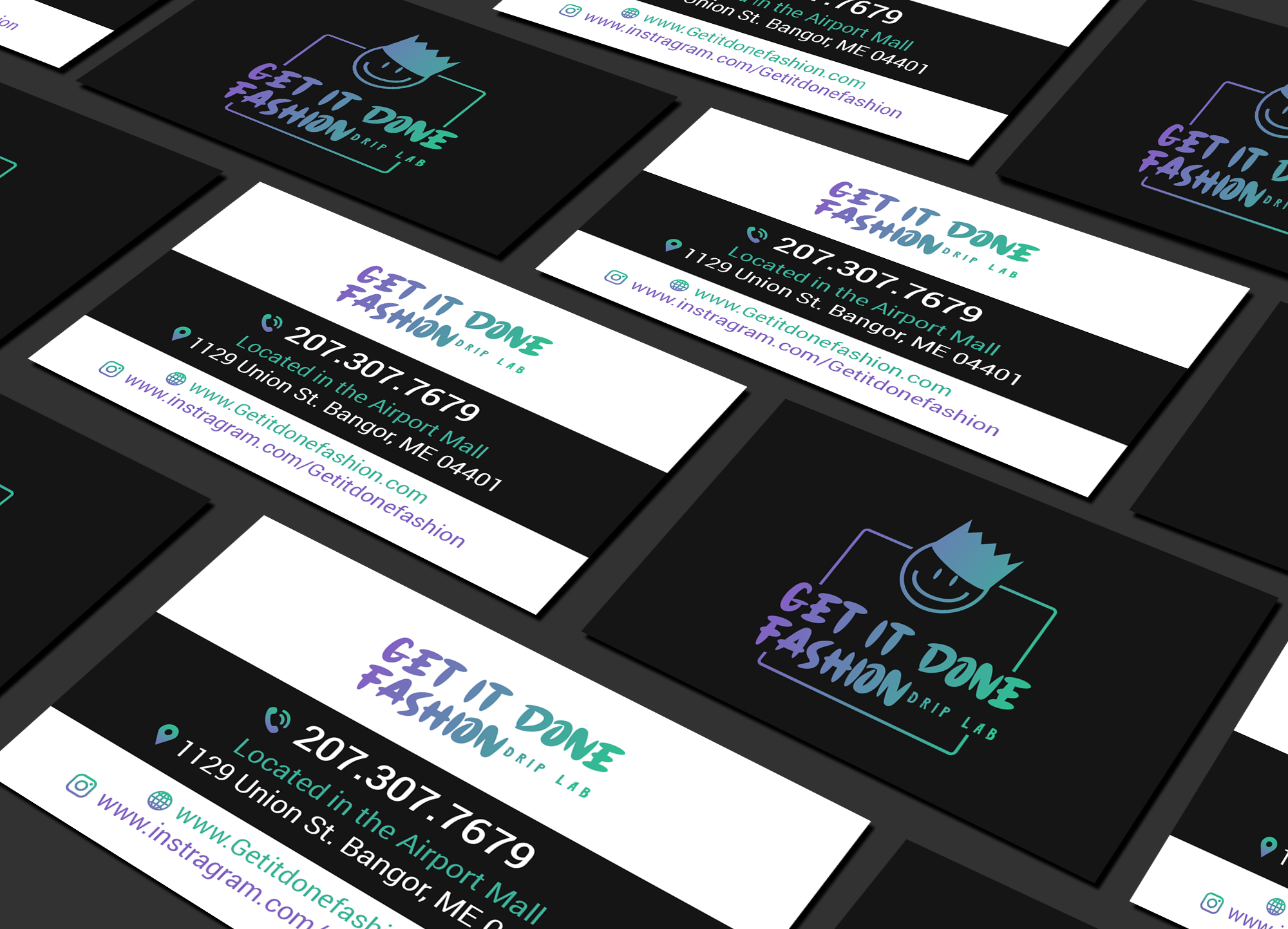 Business Card Design by Creations Box 2015 for marquis garrett llc d/b/a Get It Done Fashion | Design #27657653