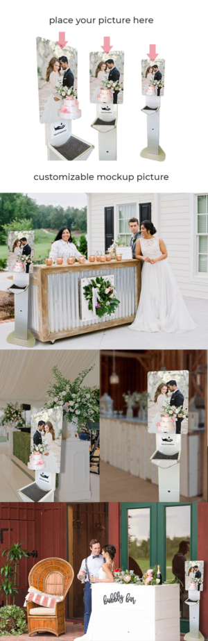 Photoshop our product at a wedding