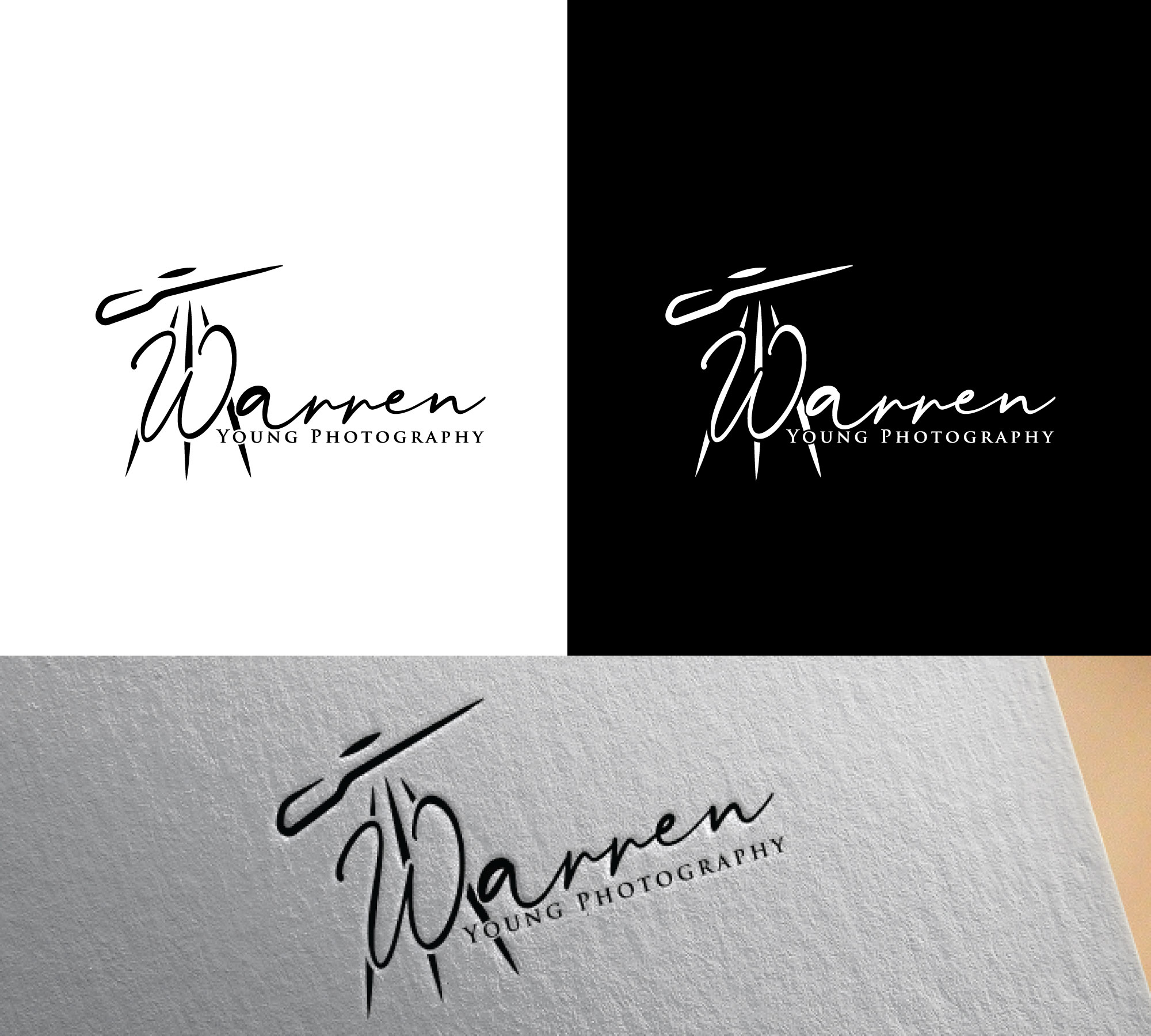 Diseño de Logo por hjyoo para Warren Young Photography  | Diseño #27654913
