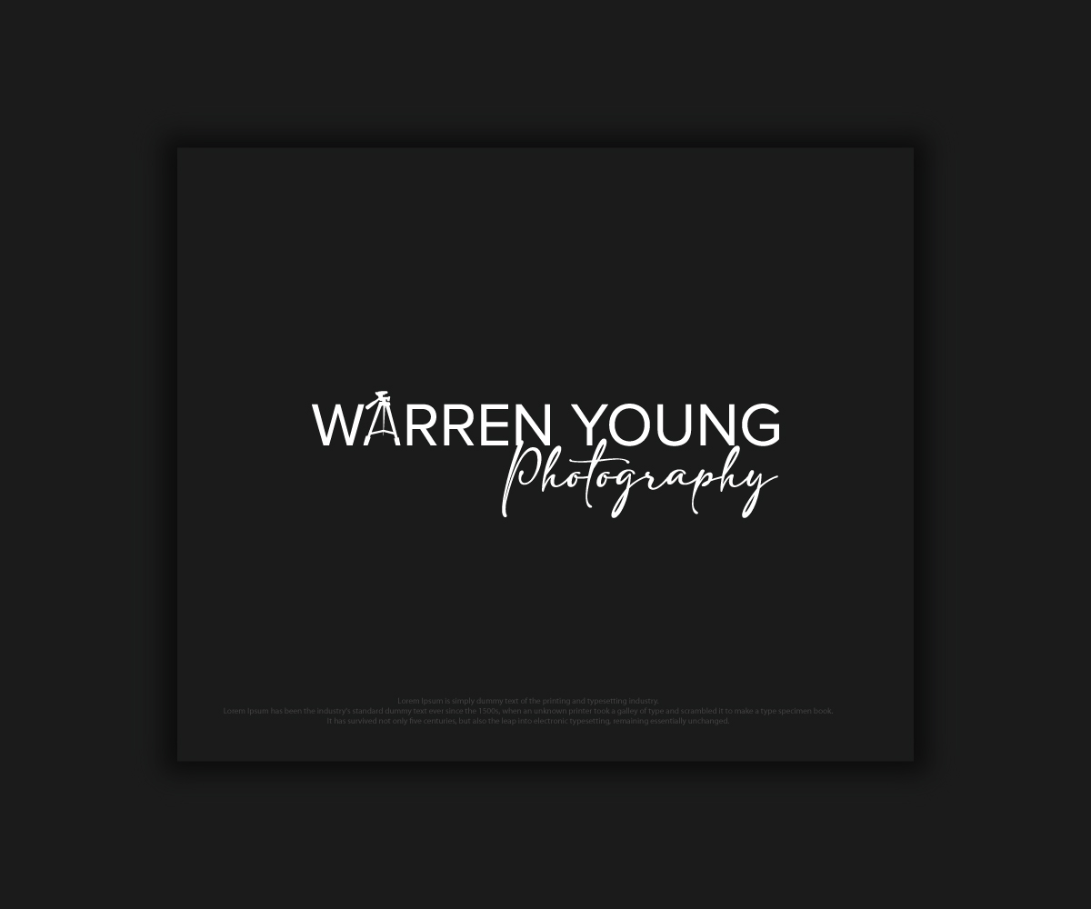 Logo Design by ecorokerz for Warren Young Photography  | Design #27653135
