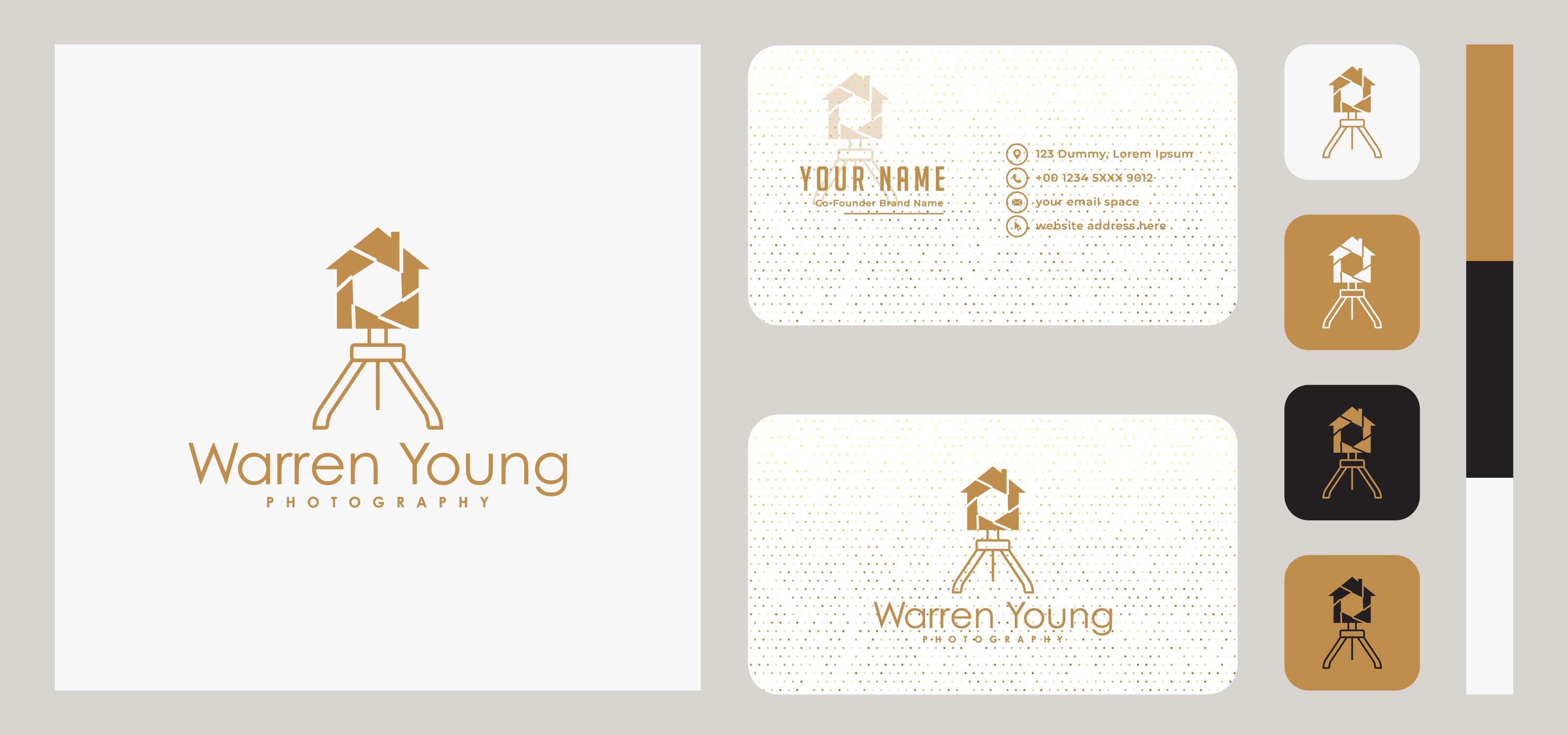 Logo Design by FireflyArt for Warren Young Photography  | Design #27675911