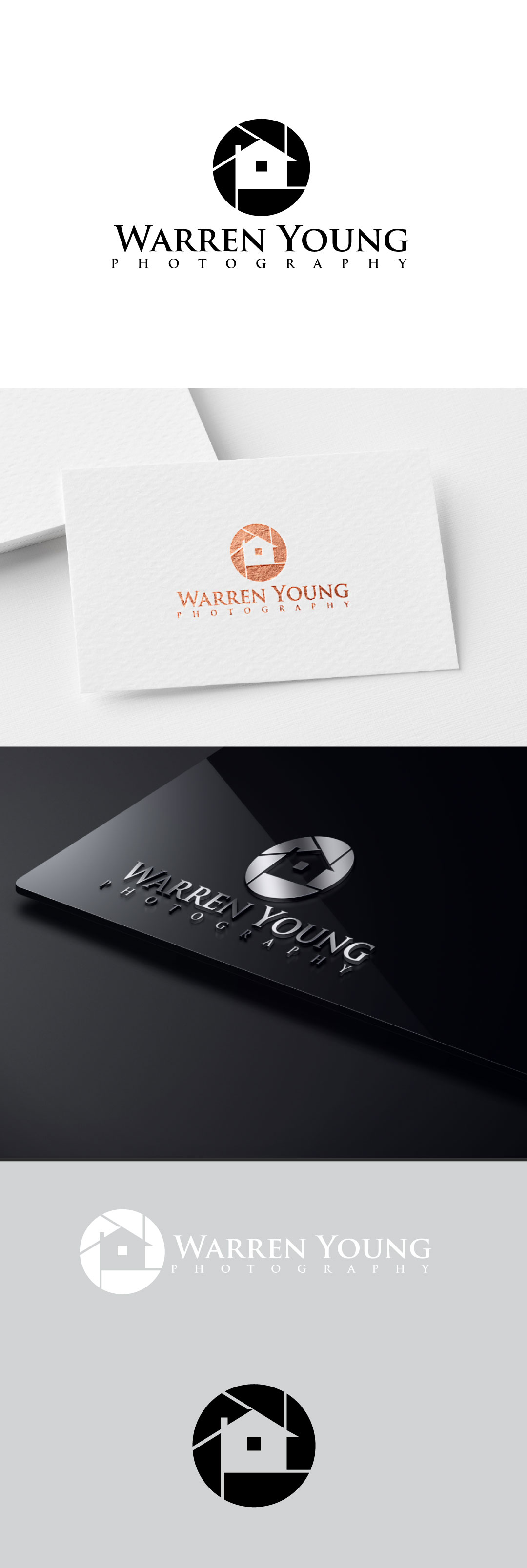 Diseño de Logo por Classy Custom para Warren Young Photography  | Diseño: #27733587