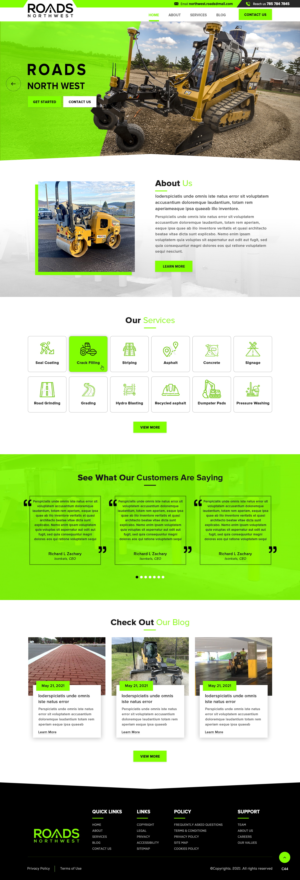 Web Design by pb for this project | Design: #27655223