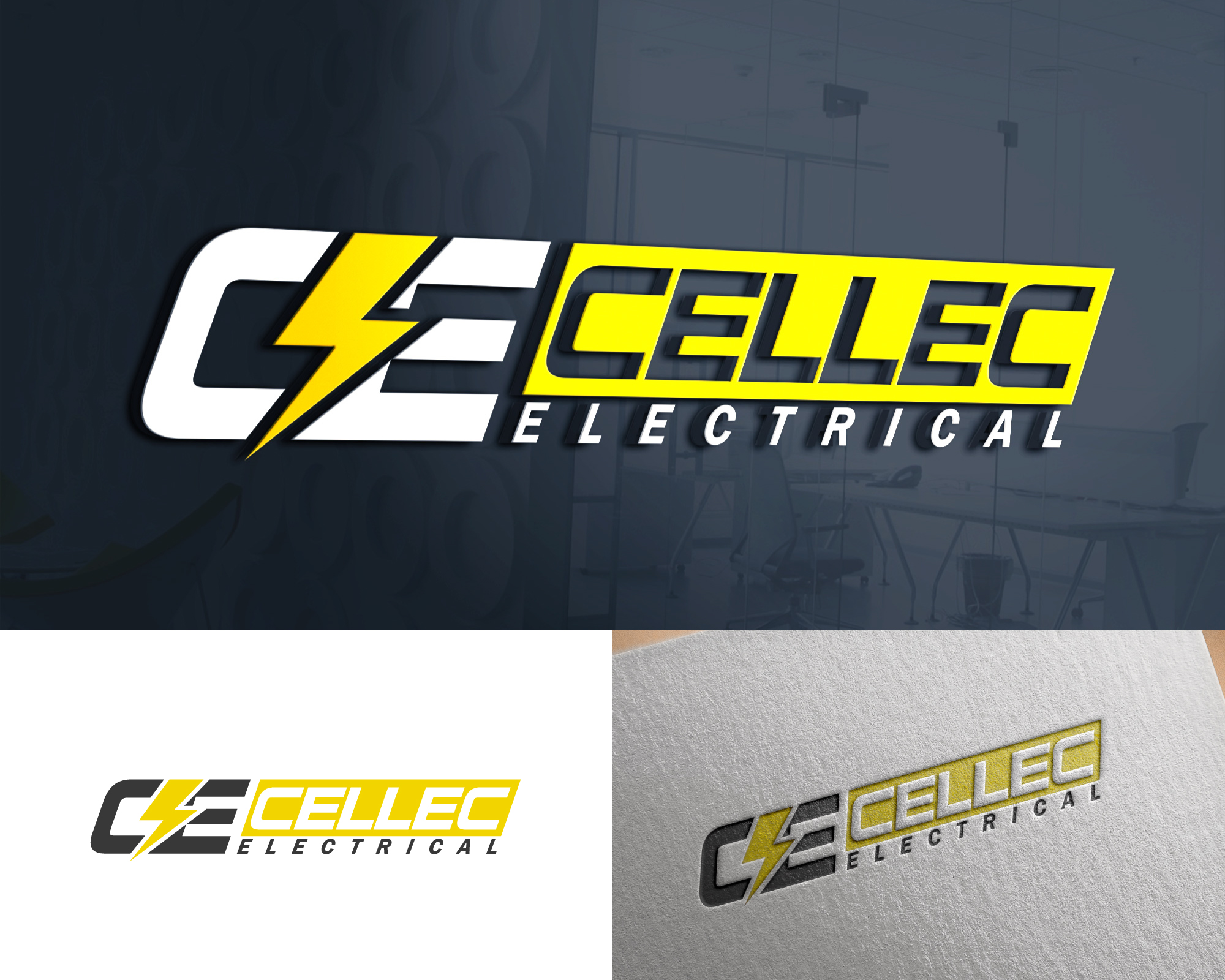 Logo Design by UMBRA Designs for Cellec Electrical | Design #27654748