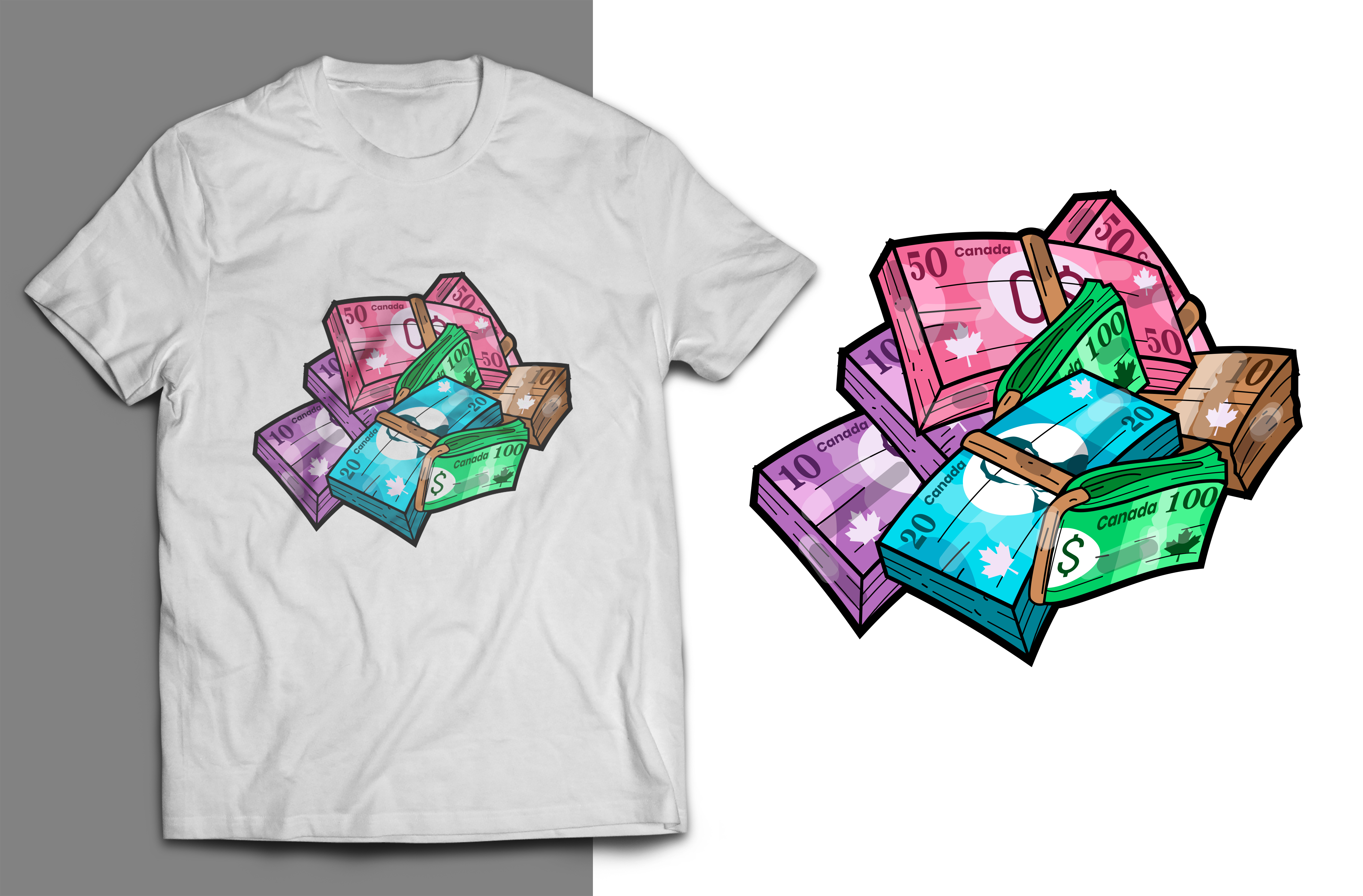 T-shirt Design by SAI DESIGNS for Canadian Apparel Designs | Design #27653540