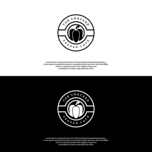 The Cracked Pepper Café | Logo-Design von driptip
