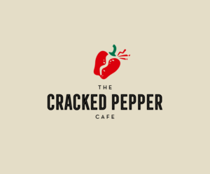 The Cracked Pepper Café | Logo-Design von airborne