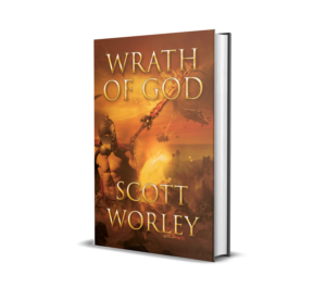 Science Fiction/Fantasy - e-book cover - Wrath of God | Giseño de Portada de eBook por leuchi