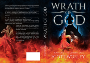 Science Fiction/Fantasy - e-book cover - Wrath of God | Giseño de Portada de eBook por Estratosphera