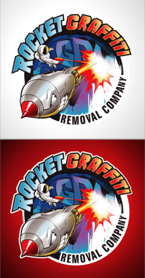 Rocket graffiti removal company | Logo-Design von Suprakash 3