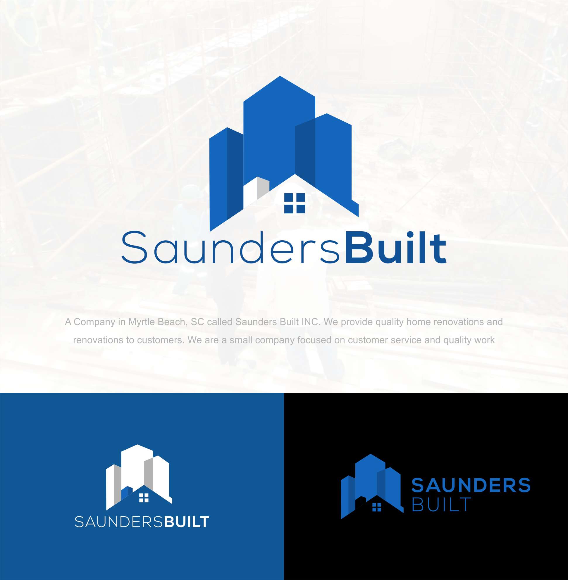 Diseño de Logo por saktian para Saunders Built | Diseño #27679899