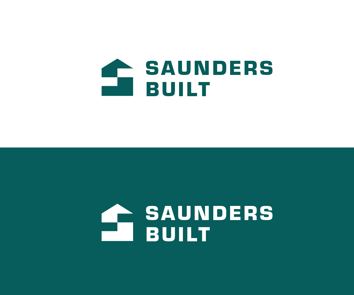 Logo Design by Andrés Sebastián for Saunders Built | Design #27668753