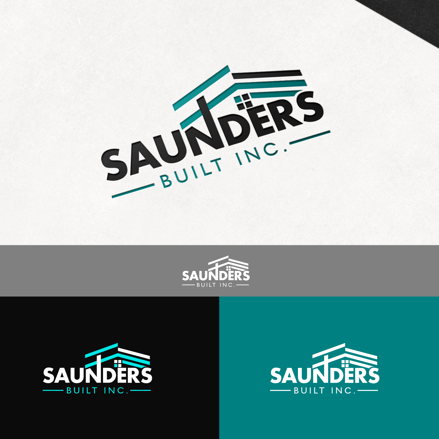 Logo Design by S.N.Y™-01 for Saunders Built | Design #27665510
