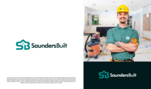 Logo Design by christianpoetoe for Saunders Built | Design: #27660589