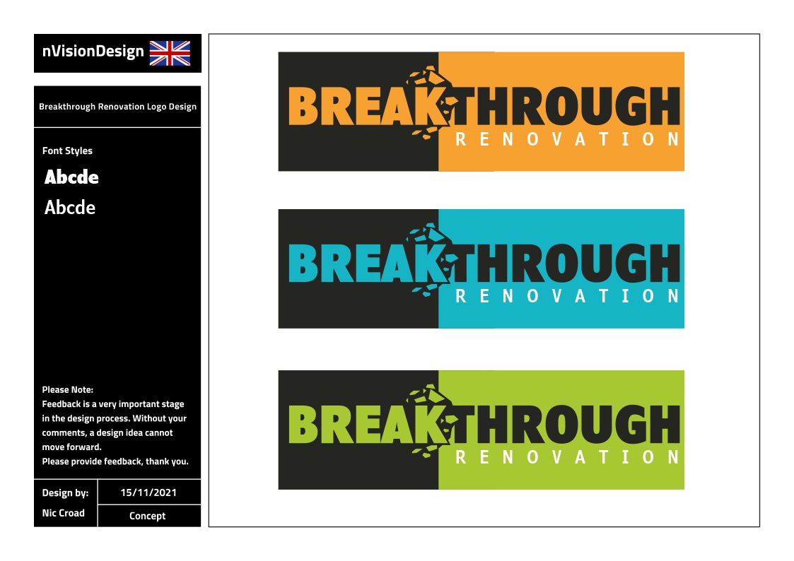 Logo Design by nvisiondesign.co.uk for this project | Design #27661018