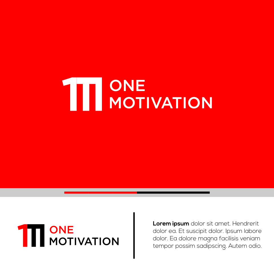 Logo Design by jinbai for One Motivation  | Design #27664981