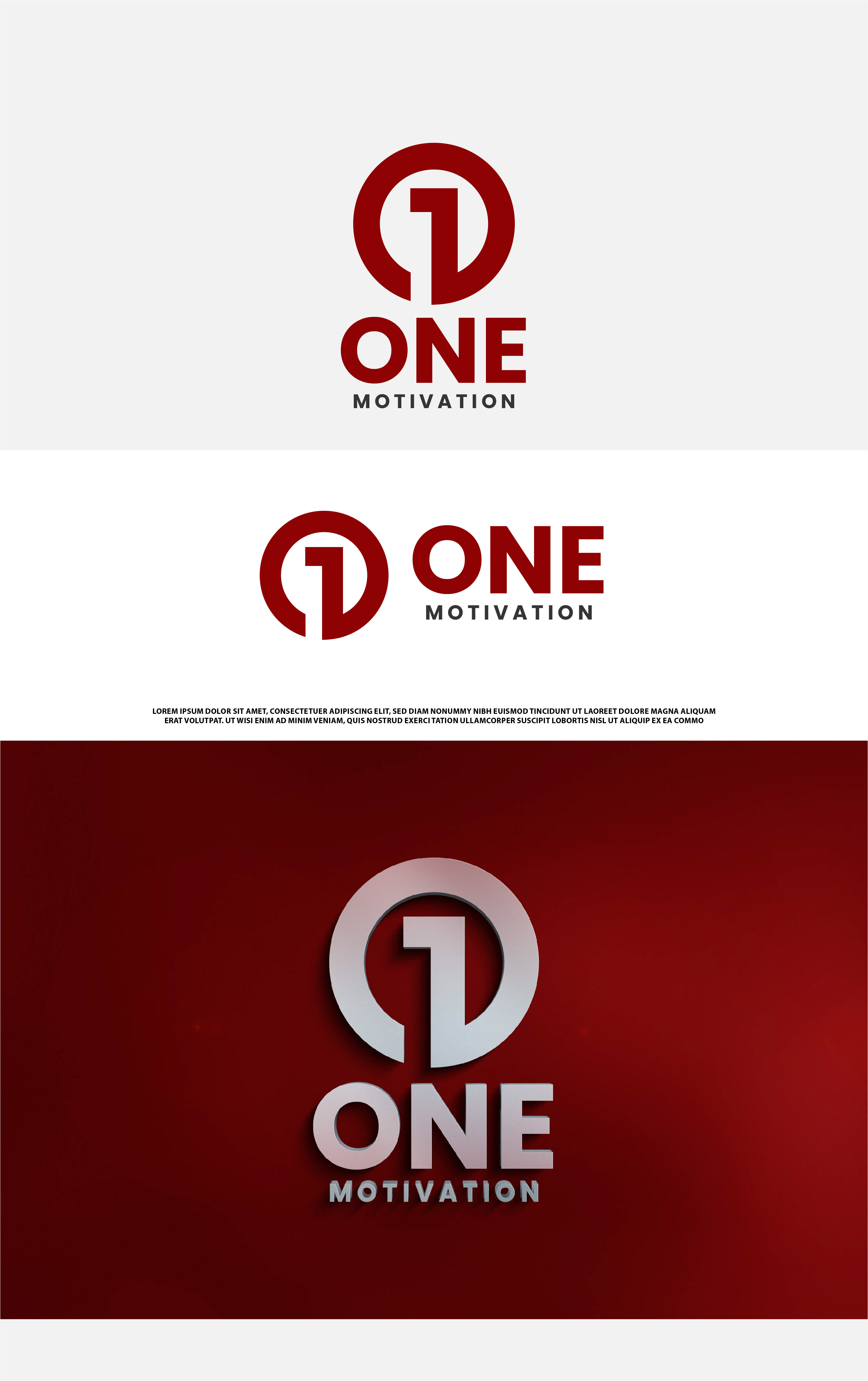 Diseño de Logo por Fezy Design Studio para One Motivation  | Diseño #27664830