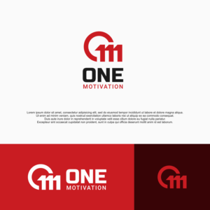 Logo Design by Bagas Bepe for One Motivation  | Design: #27664983