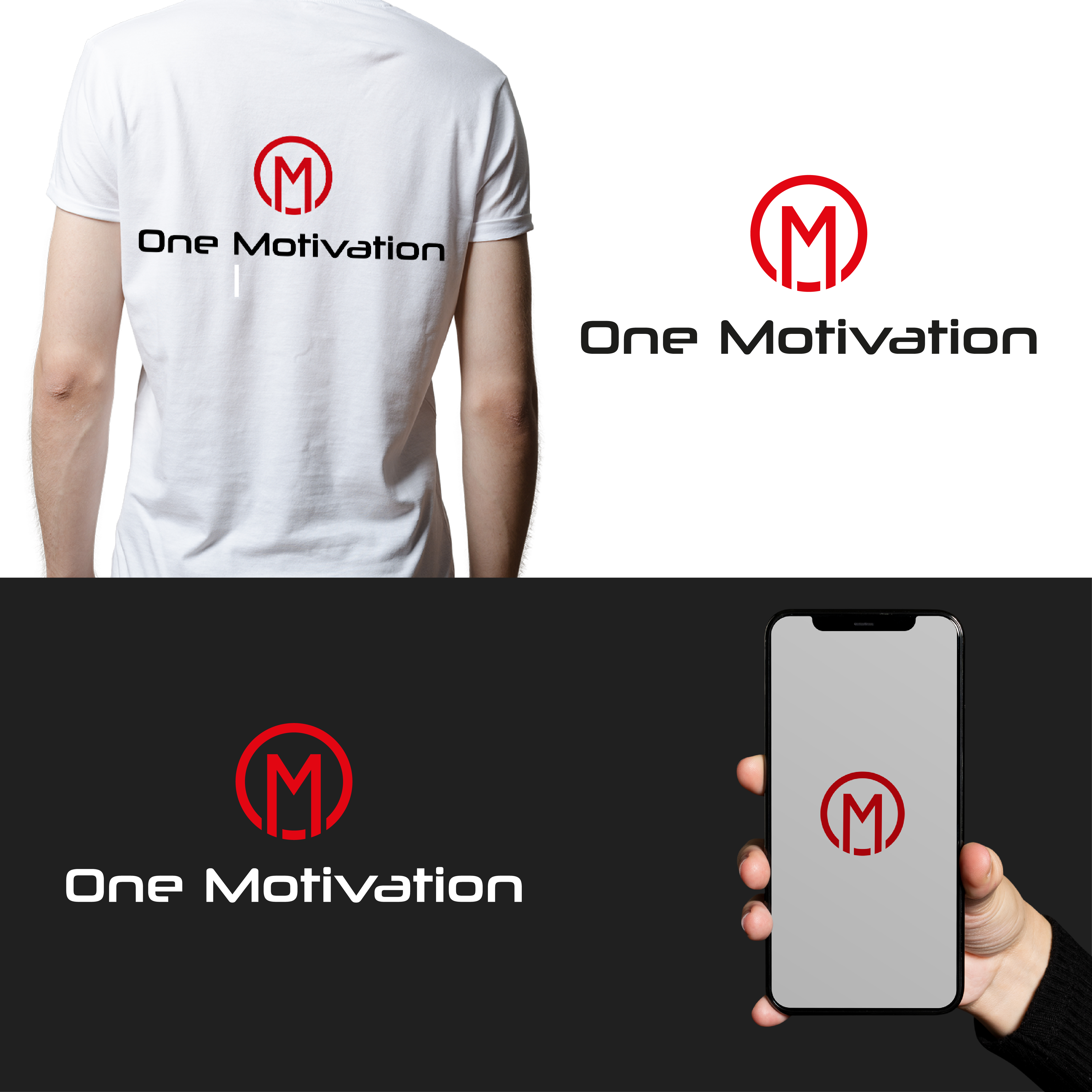 Logo Design by CrewType for One Motivation  | Design #27662010
