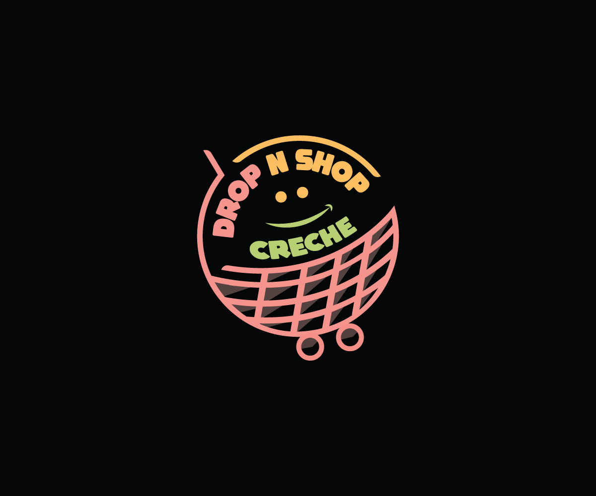 Logo Design by Adi Graphics for Drop N Shop Creche | Design #27664477