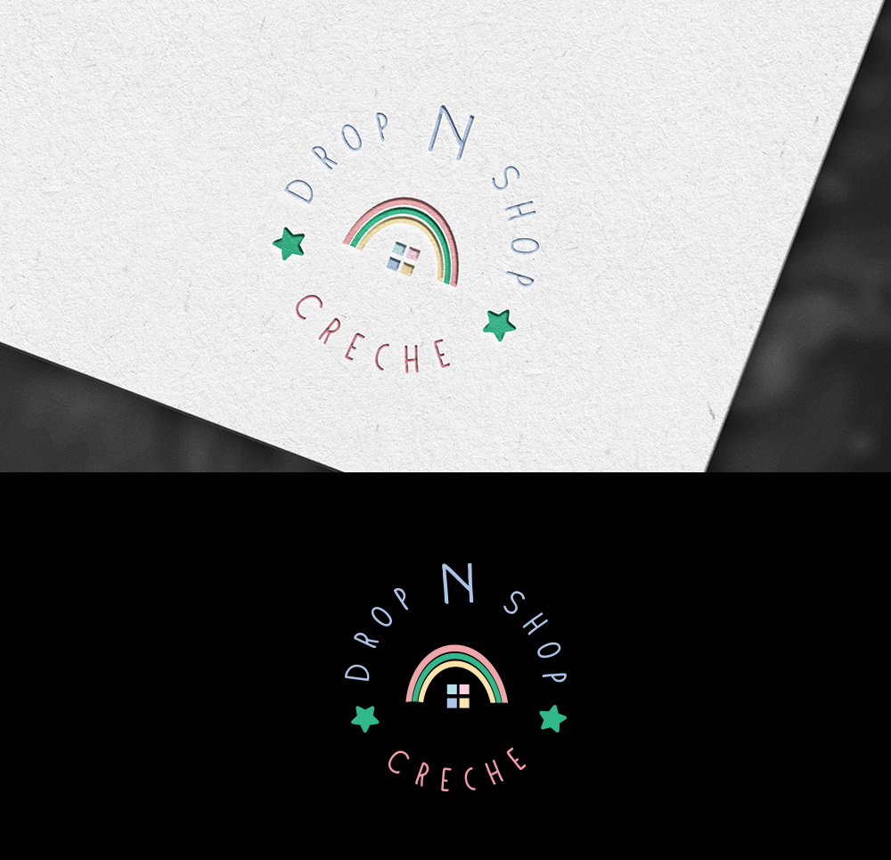 Diseño de Logo por design idea para Drop N Shop Creche | Diseño #27662004