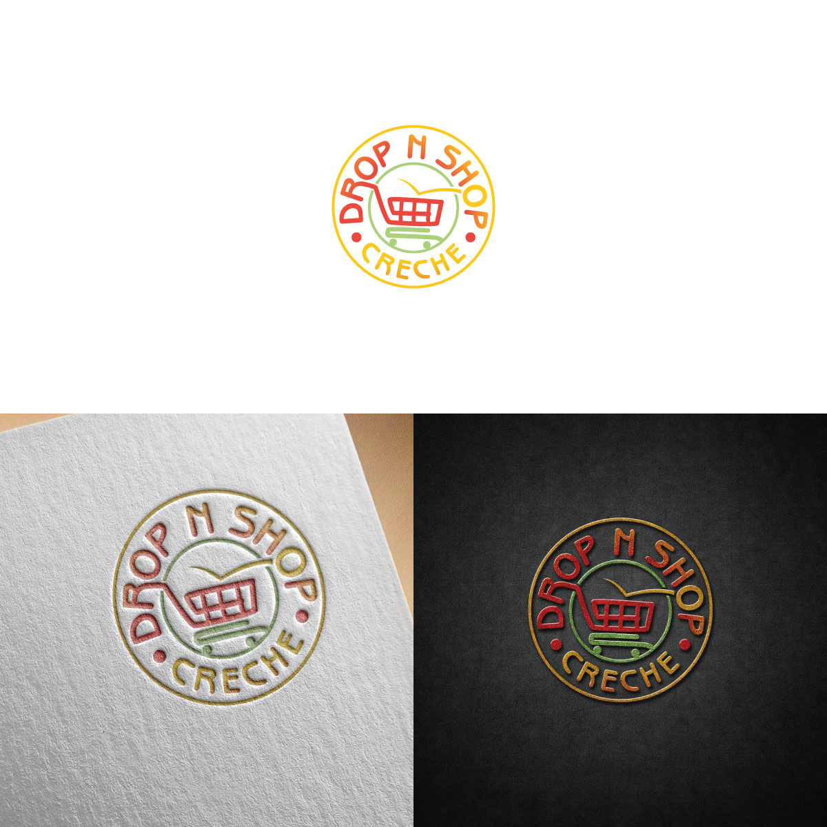 Logo-Design von Magic of Art für Drop N Shop Creche | Design #27662903