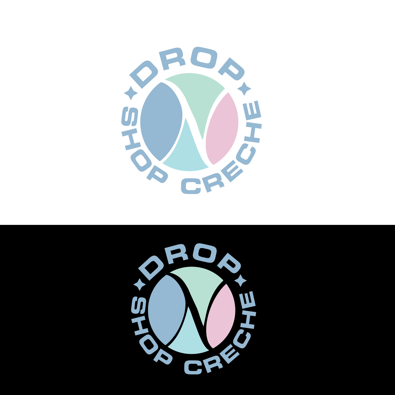 Diseño de Logo por GODDREAMCREATION para Drop N Shop Creche | Diseño #27662423