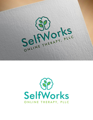 I would like my business name: SelfWorks Online Therapy, PLLC | Logo Design by F M