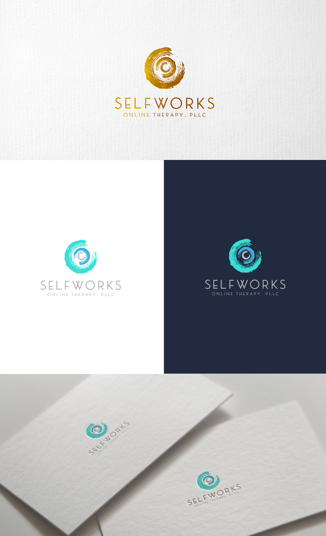 Logo Design by GLDesigns for SelfWorks Online Therapy, PLLC | Design #27665253