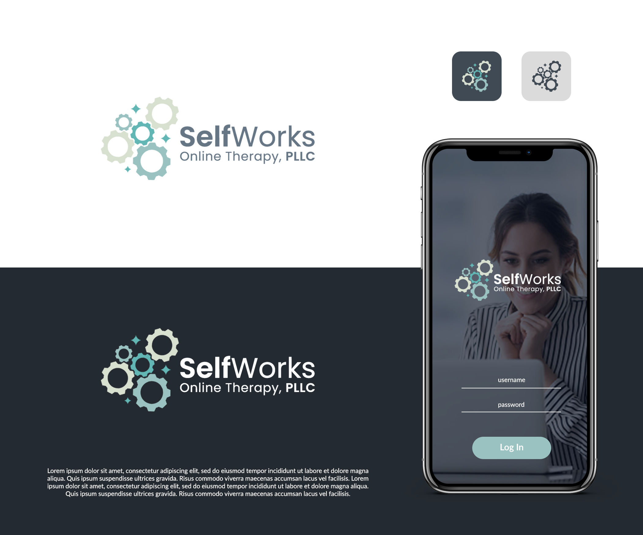 Design de Logo par christianpoetoe pour SelfWorks Online Therapy, PLLC | Design #27660968