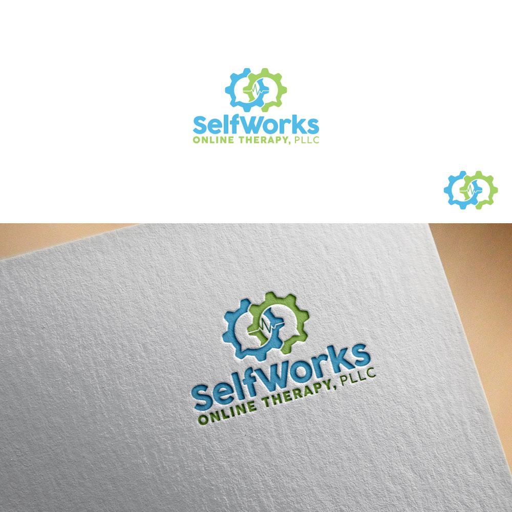Logo Design by Trident for SelfWorks Online Therapy, PLLC | Design #27669144