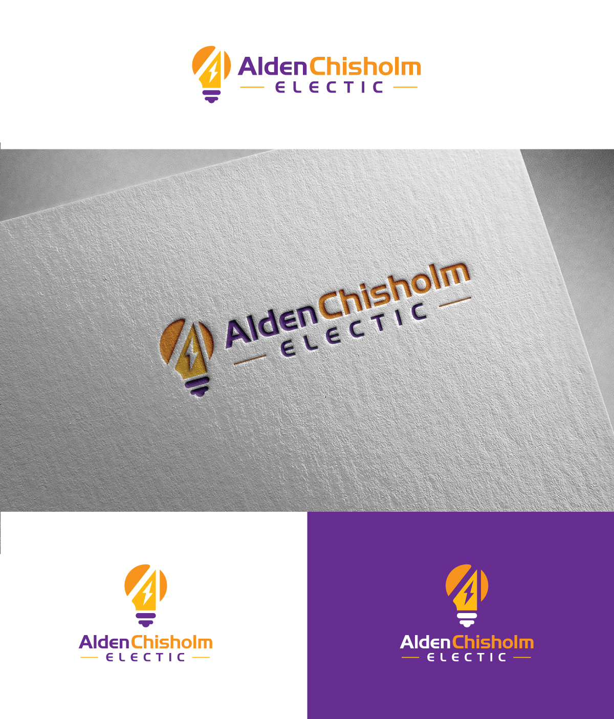 Logo Design by creativepix for Alden chisholm electric | Design #27659874