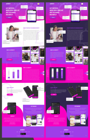 Web Design by pb for AltNotify | Design: #27670041