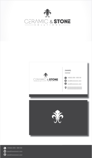 Logo Design by zebronicgraphic for Ceramic & Stone Solutions | Design: #27662688