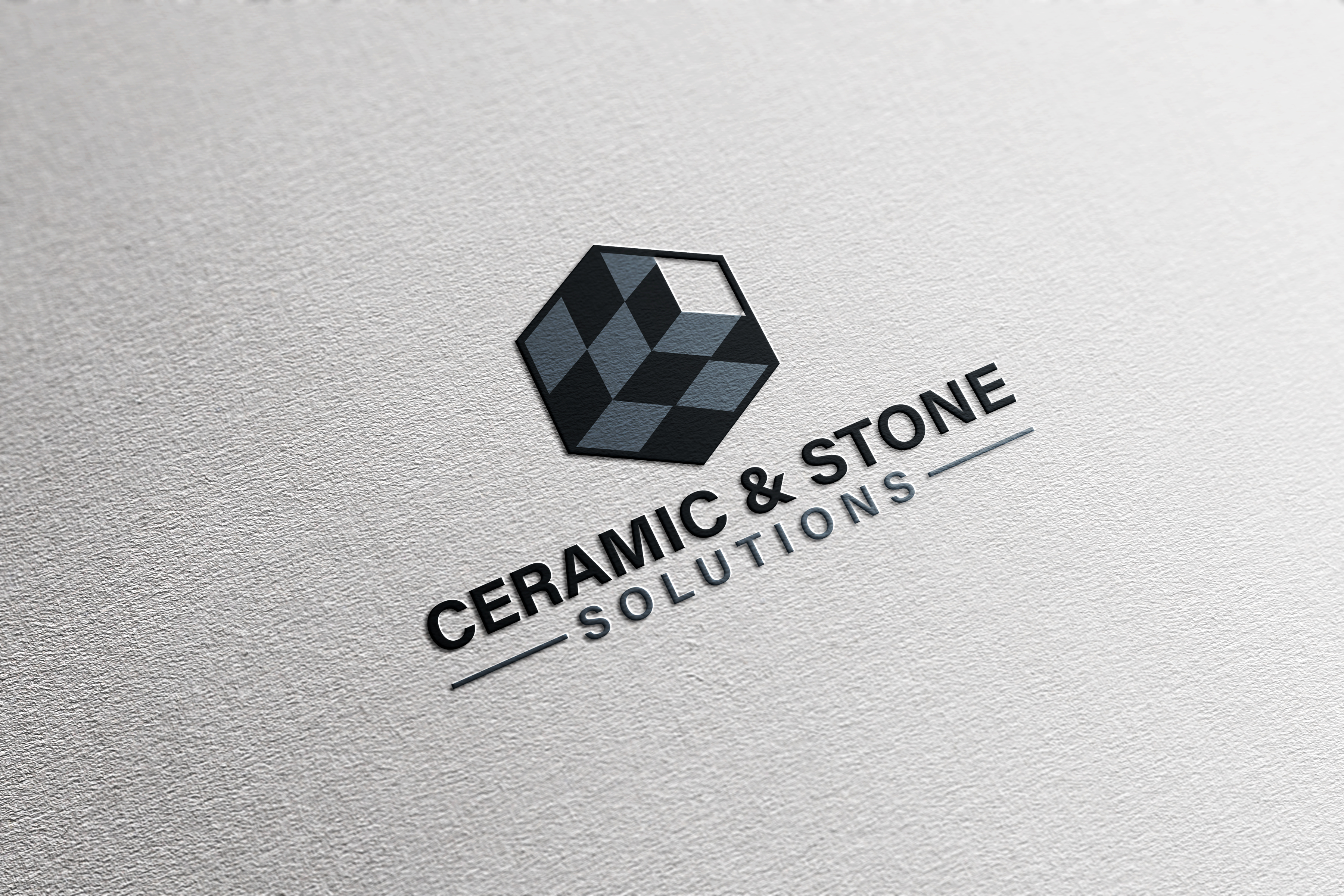Logo Design by Nova Tech Solutions for Ceramic & Stone Solutions | Design #27663922