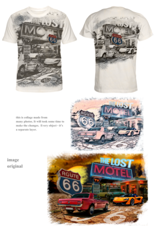 The Lost Motel | Diseño de Camiseta por elveneclipse