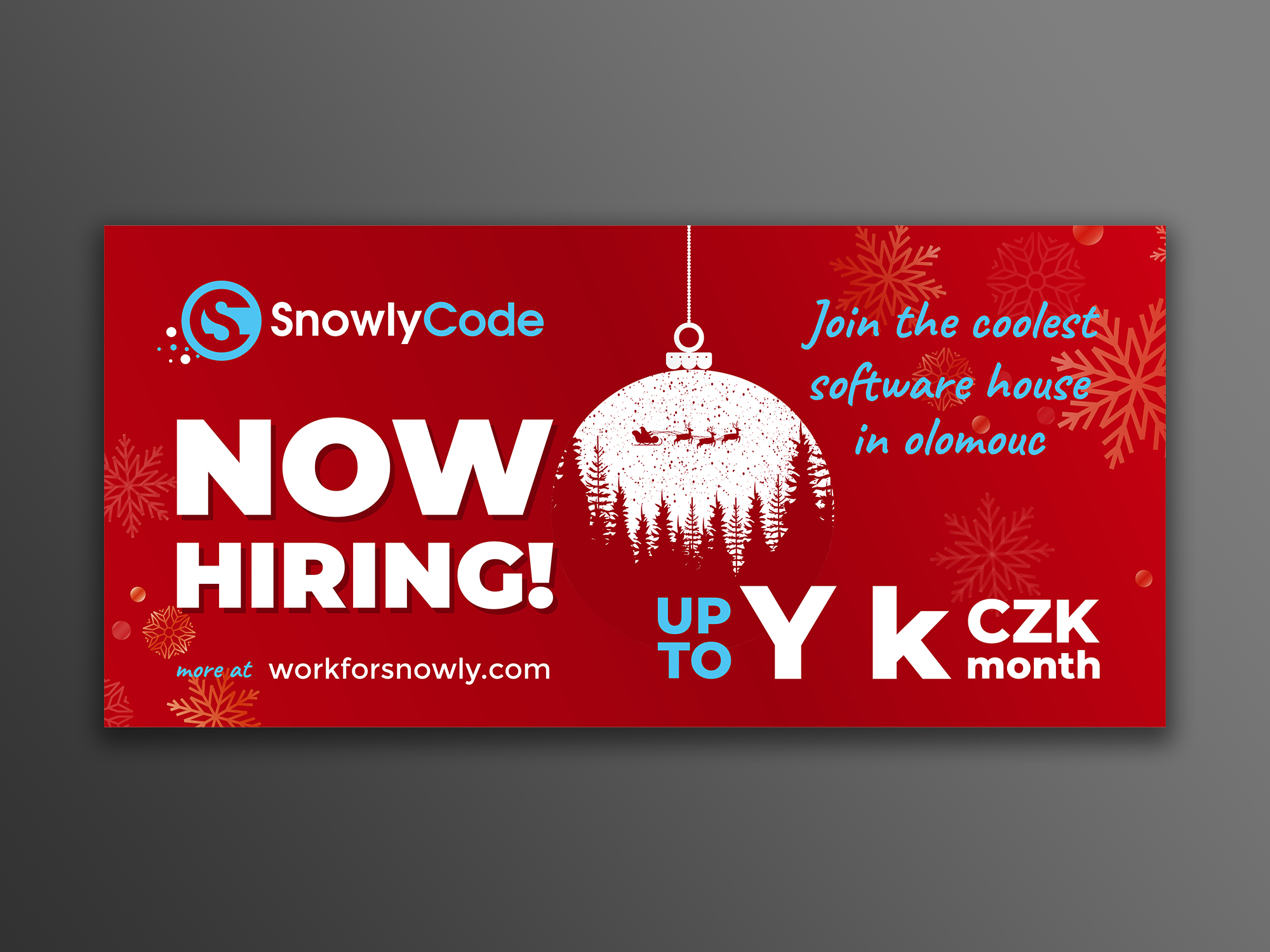 Graphic Design by ecorokerz for SnowlyCode, s.r.o. | Design #27667452